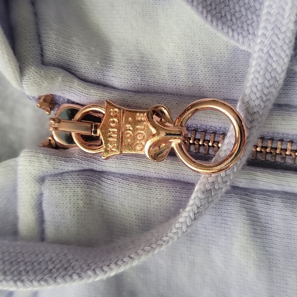 Kings of Cole Rare Burnout Embellished Boyfriend Hoodie Women's Medium U… - Picture 3 of 9